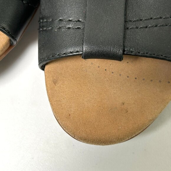 Clarks Collection Sandals Womens Size 9.5 Black Open Toe Ultimate Comfort Shoe - Picture 6 of 12
